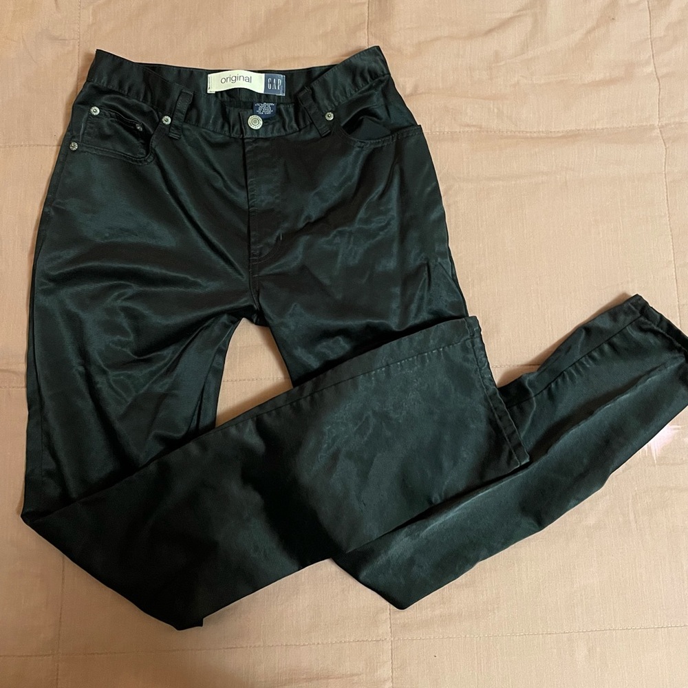 Gap Original Fir Black Polyester Jeans (Size 4)